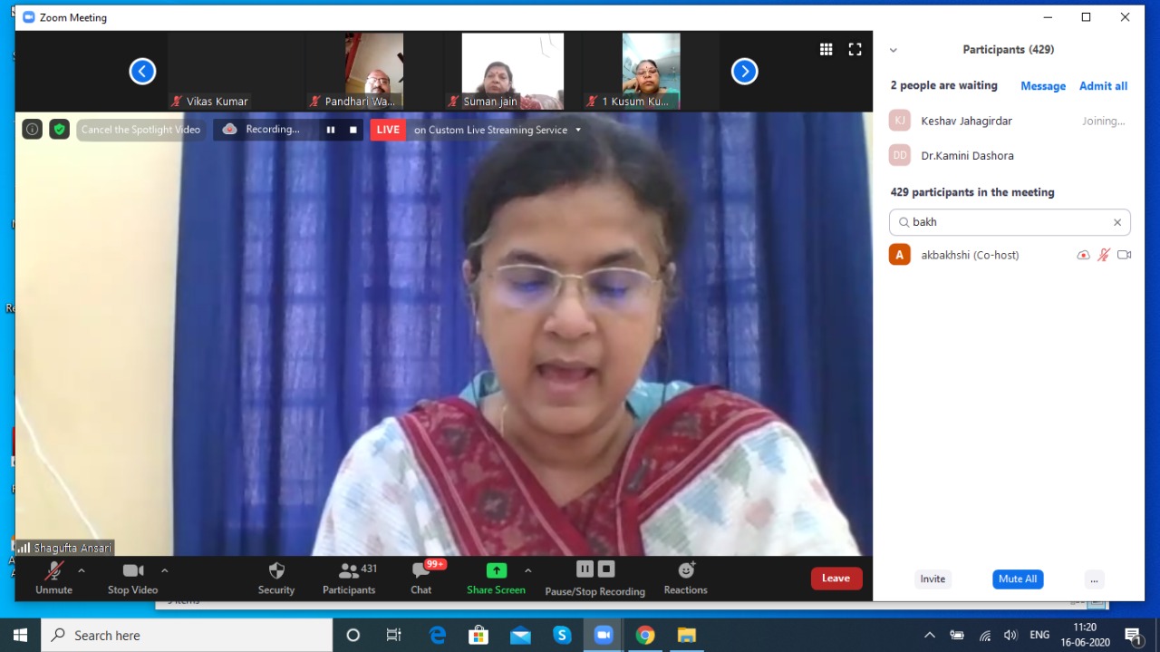 Webinar in E-content & Ic