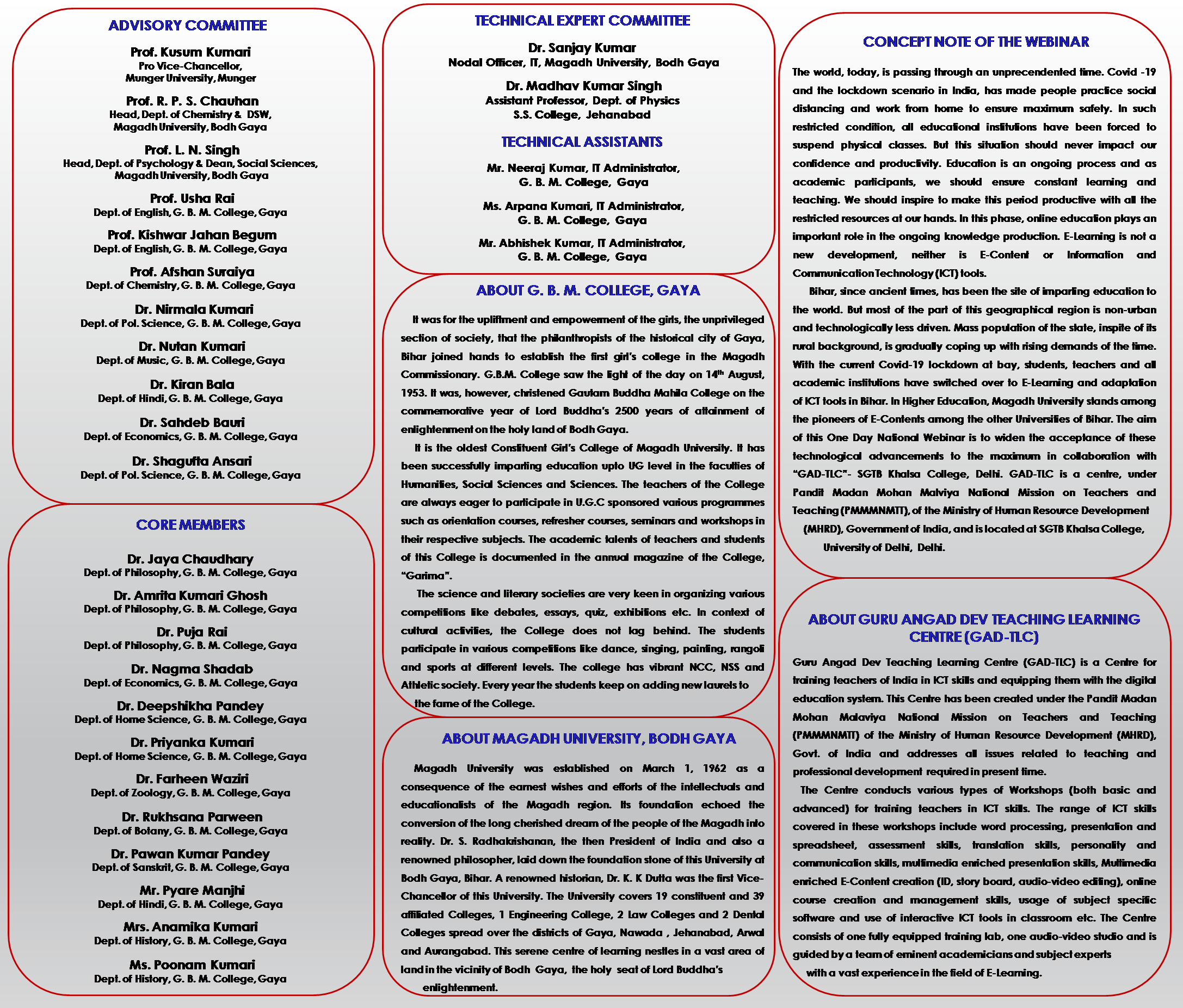Webinar in E-content & Ic